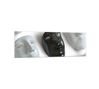 Impression sur Verre 160x50cm Tableaux Image Photo Venise masque acteur théâtre