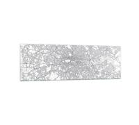 Impression sur Verre 160x50cm Tableaux Image Photo Ville Carte Londres