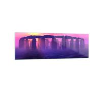 Impression sur Verre 160x50cm Tableaux Image Stonehenge cercle secret histoire