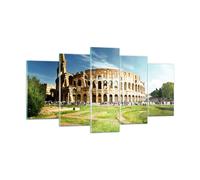 Impression sur Verre 160x85cm Tableaux Archéologie architecture italie colisée
