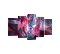 Impression sur Verre 160x85cm Tableaux Image Abstraction chimie cybernétique