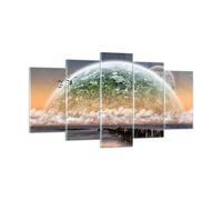 Impression sur Verre 160x85cm Tableaux Image Abstraction planète terre globe
