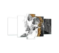 Impression sur Verre 160x85cm Tableaux Image Abstraction Renversé Contraste