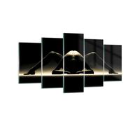 Impression sur Verre 160x85cm Tableaux Image Corps nu modèle pose artistique