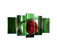 Impression sur Verre 160x85cm Tableaux Image Infographie 3d moderne composition