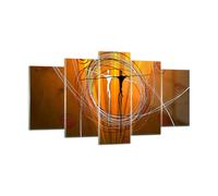 Impression sur Verre 160x85cm Tableaux Image Personnes danse lignes fond d'écran