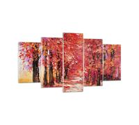 Impression sur Verre 160x85cm Tableaux Image Photo Automne Parc Avenue