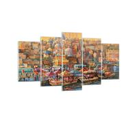 Impression sur Verre 160x85cm Tableaux Image Photo Couleurs Ville Turquie