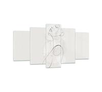 Impression sur Verre 160x85cm Tableaux Image Photo Femme Un Ligne Art Decoration