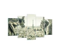 Impression sur Verre 160x85cm Tableaux Image Photo Gargouilles Paris Notre-Dame