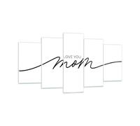 Impression sur Verre 160x85cm Tableaux Image Photo Je t'aime maman Decoration