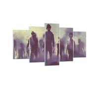 Impression sur Verre 160x85cm Tableaux Image Photo Personnages Halloween Mystère