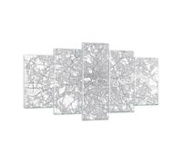 Impression sur Verre 160x85cm Tableaux Image Photo Ville Carte Londres