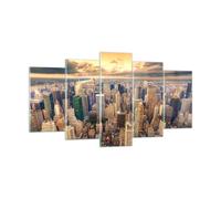 Impression sur Verre 160x85cm Tableaux Ville Gratte-ciel Amérique Centre-ville