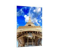 Impression sur Verre 70x100cm Tableaux Image Architecture paris ville eiffel