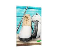 Impression sur Verre 70x100cm Tableaux Image Photo golf balle herbe sports