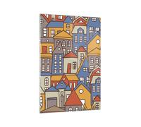Impression sur Verre 70x100cm Tableaux Image Photo ville maison rue Decoration