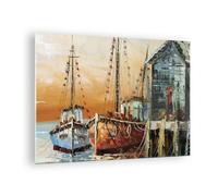 Impression sur Verre 70x50cm Tableaux Image Photo Cutter port huile Decoration