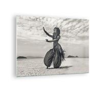 Impression sur Verre 70x50cm Tableaux Image Photo Danseur Folk Oriental