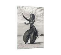 Impression sur Verre 80x120cm Tableaux Image Photo Danseur Folk Oriental