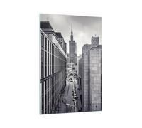 Impression sur Verre 80x120cm Tableaux Image Photo Varsovie Palais Culture