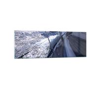 Impression sur Verre 90x30cm Tableaux Image Photo Bateau Océan Voyages Yacht