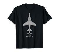Impression technique de l'avion AV8B Harrier Jumpjet T-Shirt