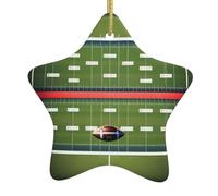 Impression terrain de football américain et ballon de Noël, cadeau d'anniversaire pour femme, amitié, cadeaux de reconnaissance pour collègues de travail