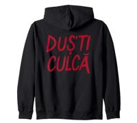 Impression typographique en Gras avec Phrase roumaine Unique Sweat à Capuche