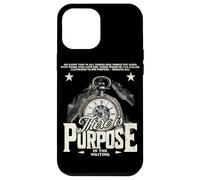 Impression Vintage « There is Purpose in The Waiting » Coque pour iPhone 12 Pro Max