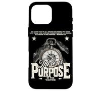 Impression Vintage « There is Purpose in The Waiting » Coque pour iPhone 16 Pro Max