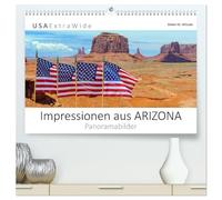 Impressionen aus ARIZONA - Panoramabilder (hochwertiger Premium Wandkalender 2026 DIN A2 quer), Kunstdruck in Hochglanz: Besonders unter Touristen ist ... und das blau-grüne Wasser des Colorado River.