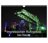 Impressionen Ruhrgebiet bei Nacht (Wandkalender 2026 DIN A4 quer), CALVENDO Monatskalender: Industriekultur Ruhrgebiet bei Nacht, so schön ist das Ruhrgebiet.