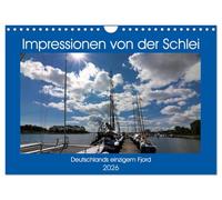 Impressionen von der Schlei - Deutschlands einzigem Fjord (Wandkalender 2026 DIN A4 quer), CALVENDO Monatskalender: Reetdachhäuser, romantische Türen, ... und Fischerromantik in gemütlichen Städtchen