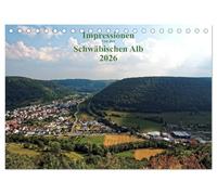 Impressionen von der Schwäbischen Alb (Tischkalender 2026 DIN A5 quer), CALVENDO Monatskalender: Bilder der Schwäbischen Alb aus der Sicht der Kamera, dem "dritten Auge" des Landschaftsfotografen.