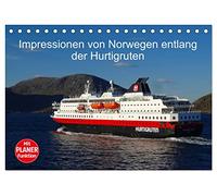 Impressionen von Norwegen entlang der Hurtigruten (Tischkalender 2026 DIN A5 quer), CALVENDO Monatskalender: Mit dem Postschiff auf der schönsten Seereise der Welt entlang der norwegischen Küste