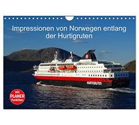 Impressionen von Norwegen entlang der Hurtigruten (Wandkalender 2026 DIN A4 quer), CALVENDO Monatskalender: Mit dem Postschiff auf der schönsten Seereise der Welt entlang der norwegischen Küste