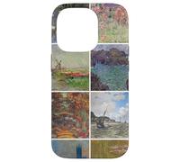 Impressionist Art Collage Pattern for Museum and Art Lovers Coque pour iPhone 14 Pro