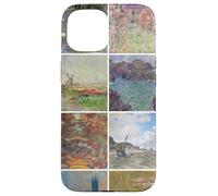 Impressionist Art Collage Pattern for Museum and Art Lovers Coque pour iPhone 15