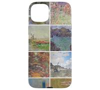 Impressionist Art Collage Pattern for Museum and Art Lovers Coque pour iPhone 15 Plus