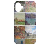 Impressionist Art Collage Pattern for Museum and Art Lovers Coque pour iPhone 16 Plus
