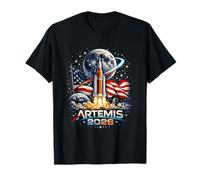 Impressionnant 2026 Moon Landing Mission American Launch Space T-Shirt