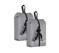 Impressionnant Karaté Hommes Imprimé Unisexe Sac de Rangement Chaussures de Voyage Camping Léger Portable Organisateur Pochette, 2 pièces., One Size, Organiseur de sac
