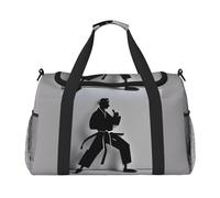 Impressionnant karaté pour homme et femme, sac à bandoulière pour le yoga, les voyages, noir, One Size