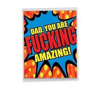 Impressionnante Maman pour la fête Funny carte de vœux 1 Jumbo Father's Day Card & Enve. (J2083FDG)
