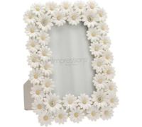 Impressions Cadre photo marguerite en résine blanche 4 x 6 WD711 (Taille unique) (Blanc)
