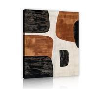 Impressions contemporaines sur toile pour le salon Décoration murale Blocs de couleurs modernes Art mural pour la décoration de chambre Art abstrait Décor intérieure 60x80cm Cadre intérieur