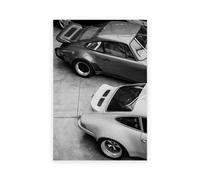 Impressions D'art De Voiture De Course De Marque De Luxe,Noir Et Blanc,Affiches De Véhicule Porsche,Peinture Sur Toile Ancienne 911,Décor De Salon - Type Pc12296-A3 30x42 Cm No Frame
