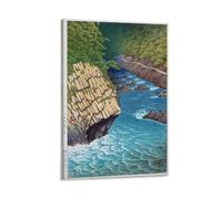 Impressions d'art japonaises Hasui Kawase-Mount Hakkoda à Jogakura 1935 - Impression d'art mural - Peinture murale - Décoration familiale - 30 x 45 cm
