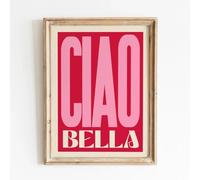 Impressions d'art mural aquarelle princesse Alphabet citations mignon rose HD toile affiche imprime salon chambre décoration de la maison(HT1106-3,50x70cm Unframed)